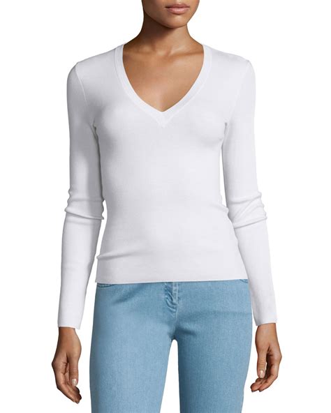 michael kors white long sleeve top|Michael Kors halter tank tops.